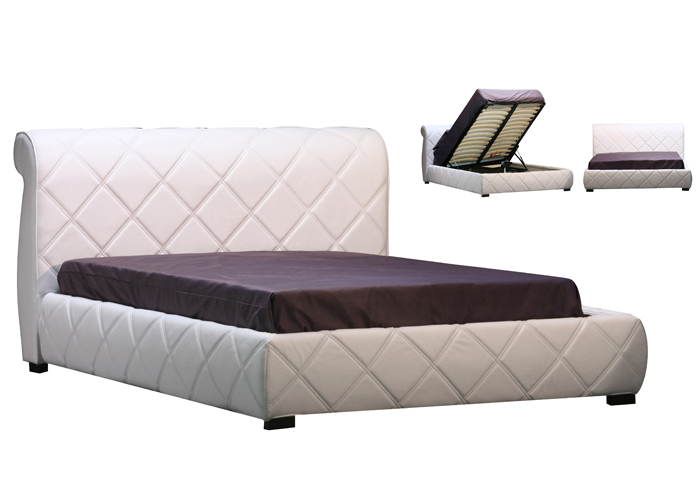 Space Inspirers Leather Beds Great for extra storage!