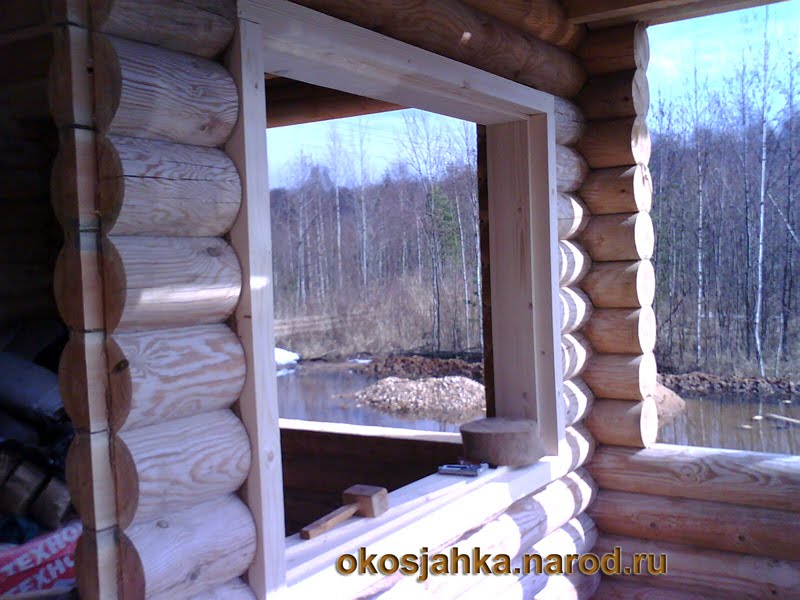 Окосячка в брусовом доме
