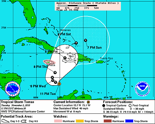 tomas hurricane track tomas hurricane track
