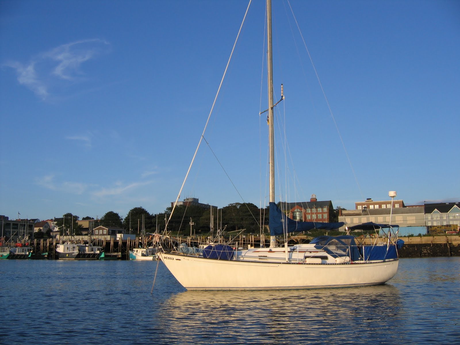 Summer Sailing Adventures At Anchor Yarmouth Harbour