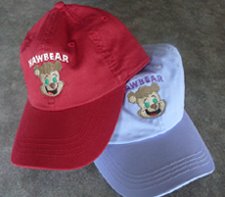 CHILDRENS HATS with HAWBEAR    $15 each