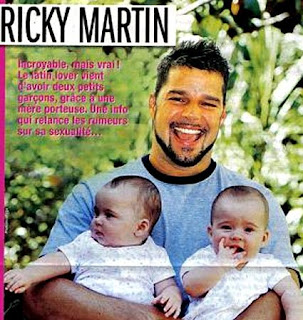 ricky martin and his babies