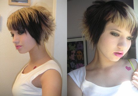 emo hairstyles for short hair. Short Emo Punk Hairstyles For