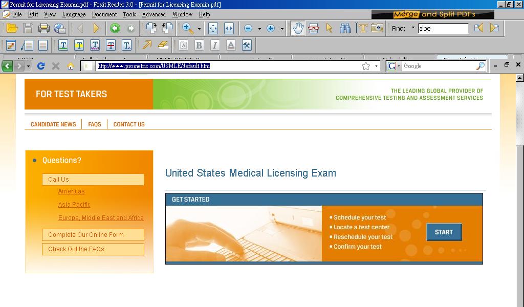 TaiwanWalker USMLE Step By Step: USMLE 報名5-Prometirc