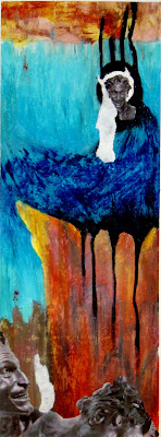 Interesting people: Oil pastel drawing