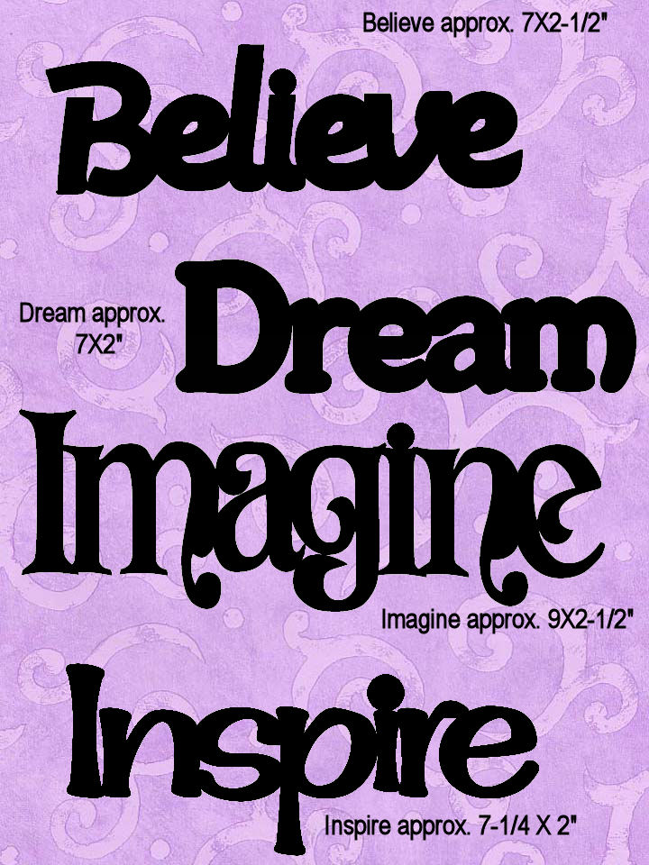 D'Classique Scrapbooking Words