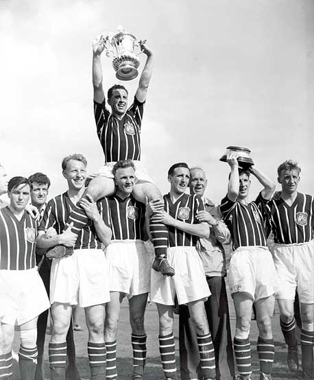 Il City vincitore in FA CUp 1956