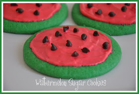 Homemaking Fun: Watermelon Sugar Cookies