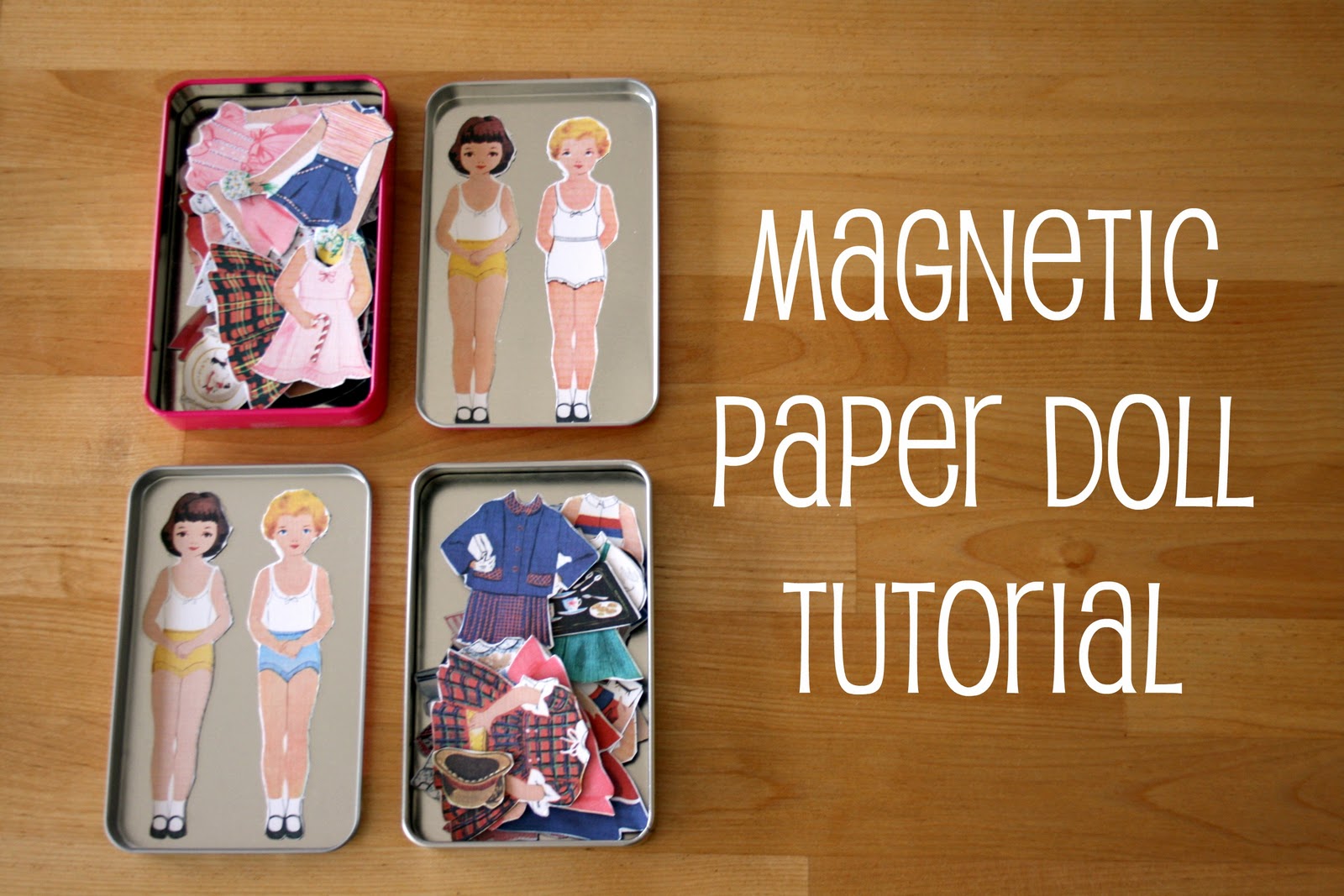 French Press Knits: Magnetic Paper Dolls Tutorial