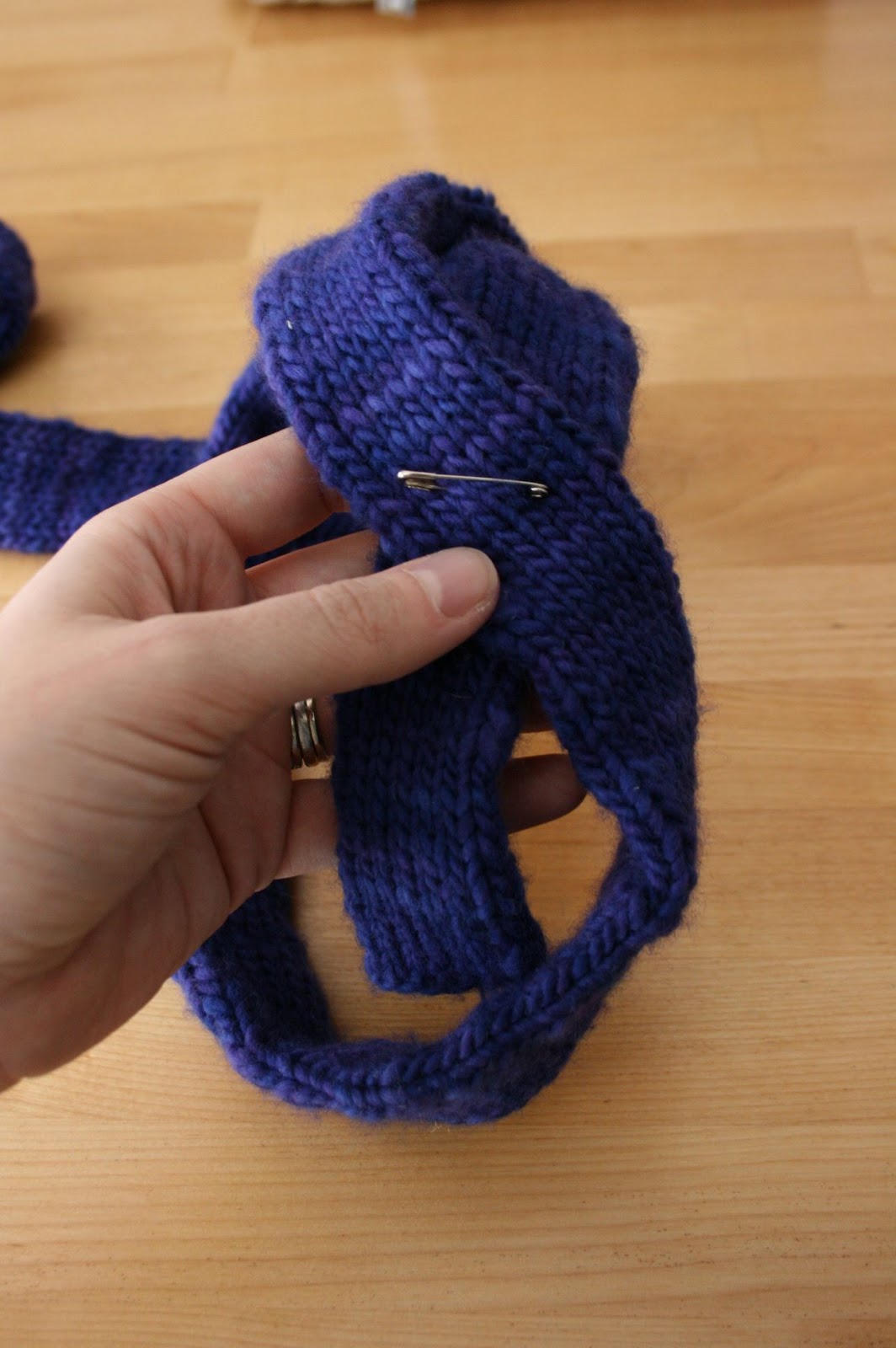 French Press Knits Plaited Headwrap for Selfish Knitting Month