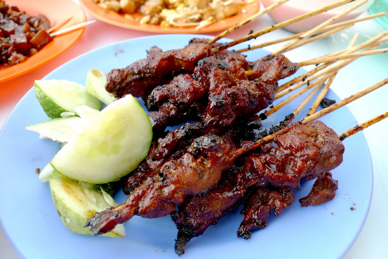 Eating in Kuching Hui Sing Hawker Centre