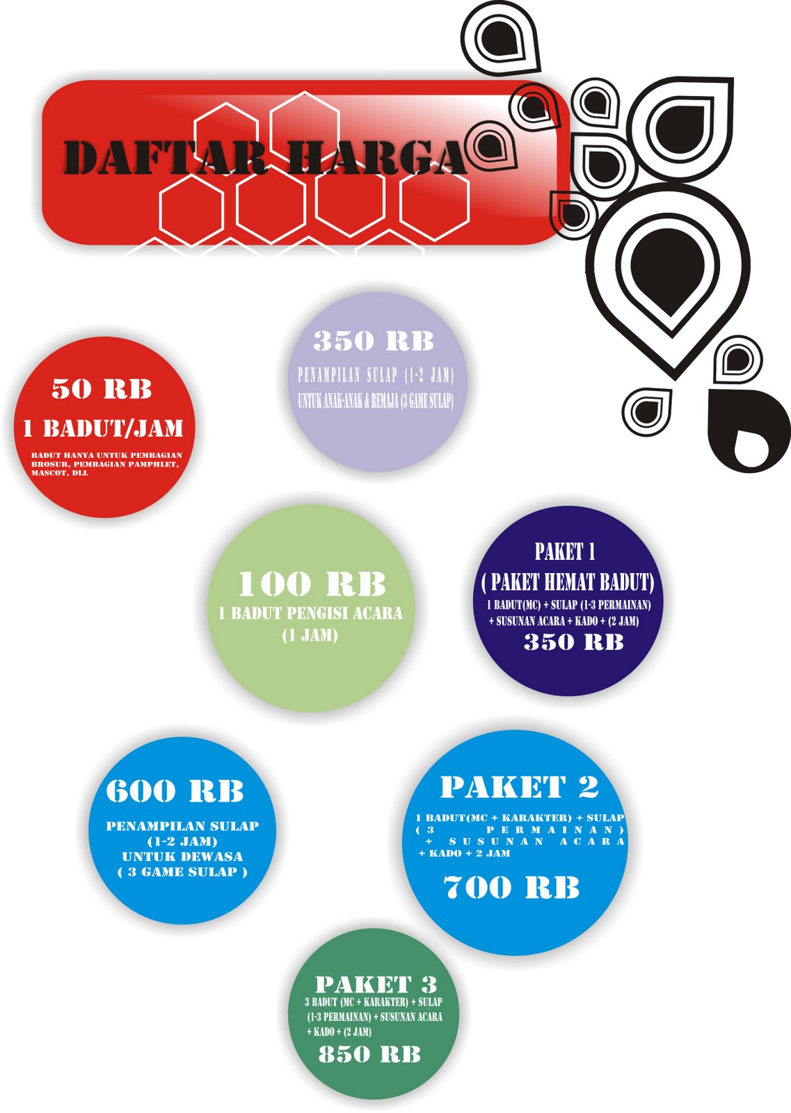 30 Ide Pamflet Daftar Acara Dan Pengisi Acara Little Duckling Blog