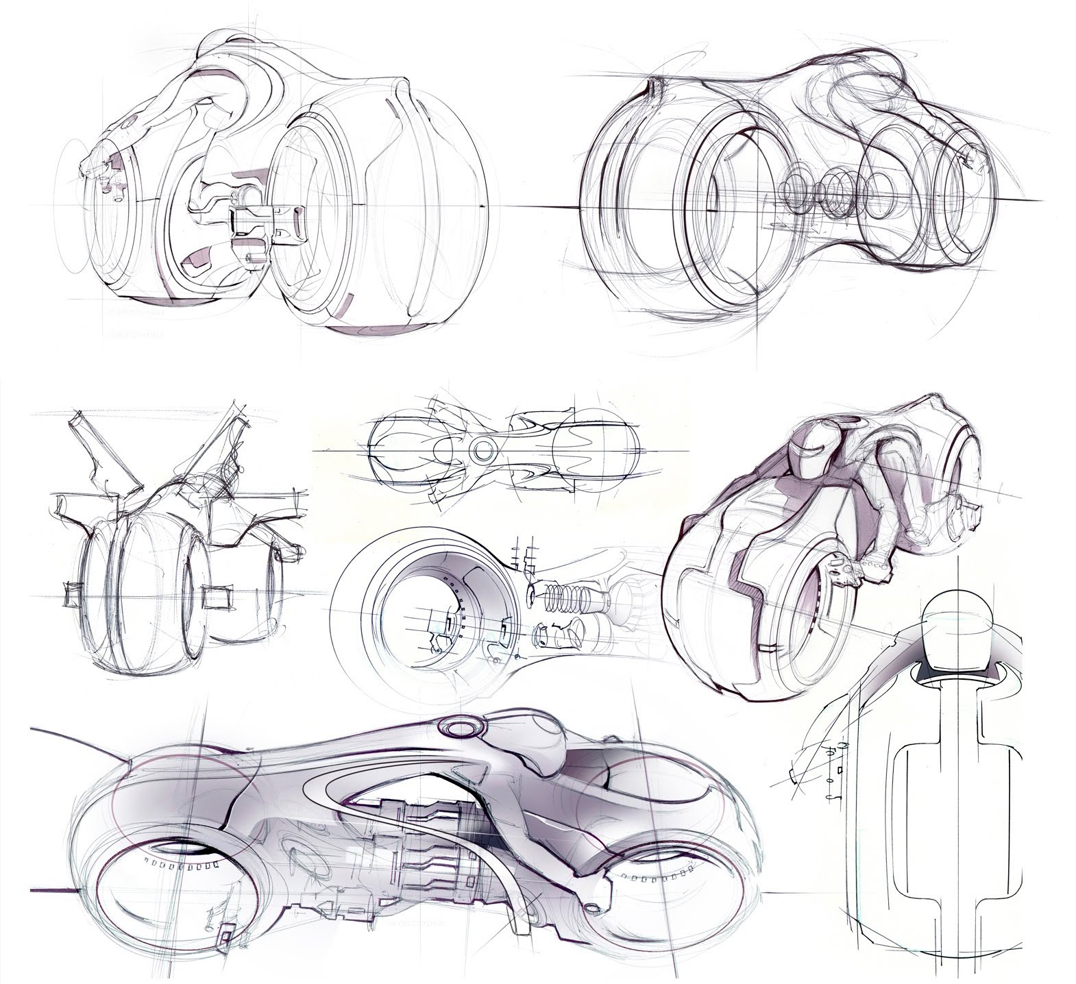 Tron Light Cycle чертеж