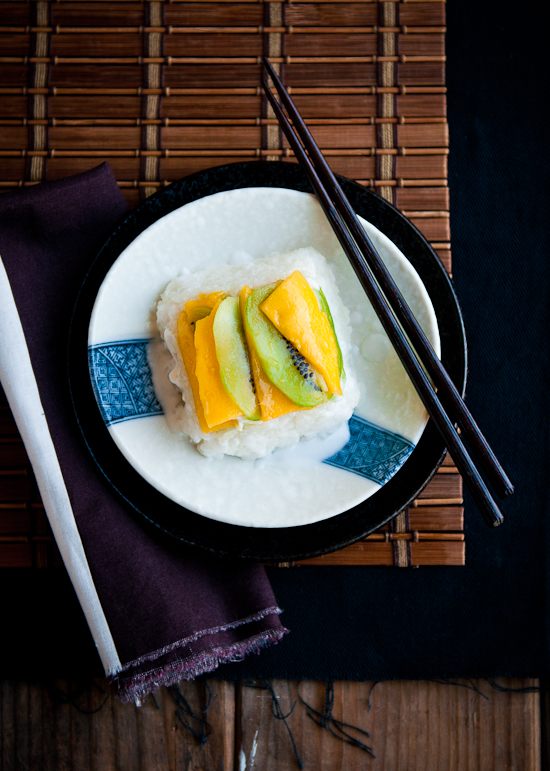 Desserts for Breakfast: Mango and Kiwi Coconut Sticky Rice