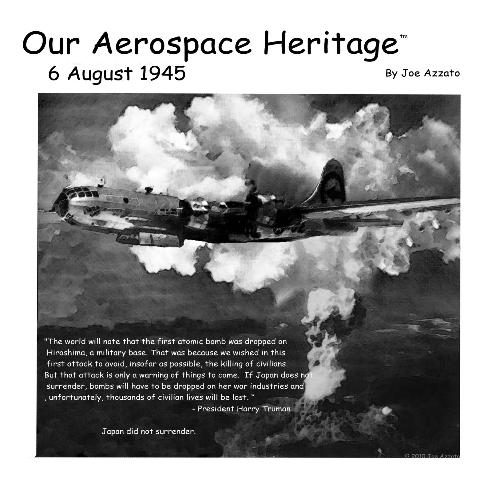 Our Aerospace Heritage 6 August 1945 Hiroshima