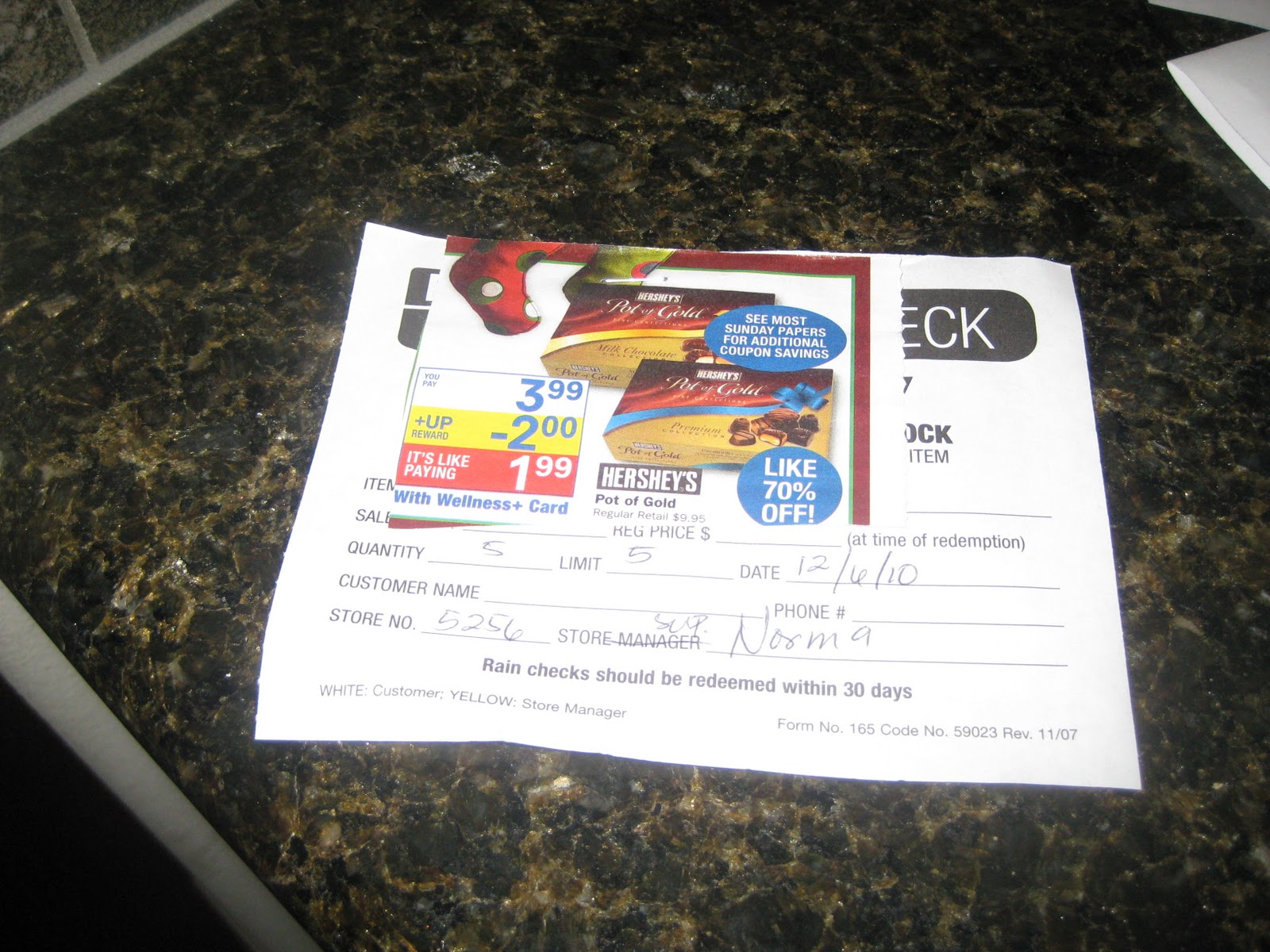 The Value of Using Rainchecks Thrifty NW Mom