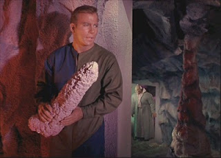 What? It's a stalactite - and the guy who played Lurch is coming and I have to defend myself.