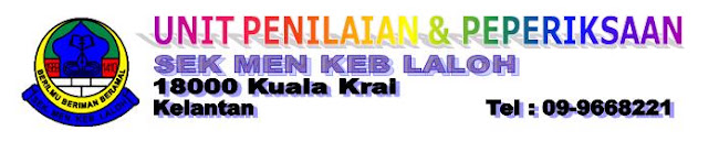 UNIT PENILAIAN & PEPERIKSAAN SMK LALOH