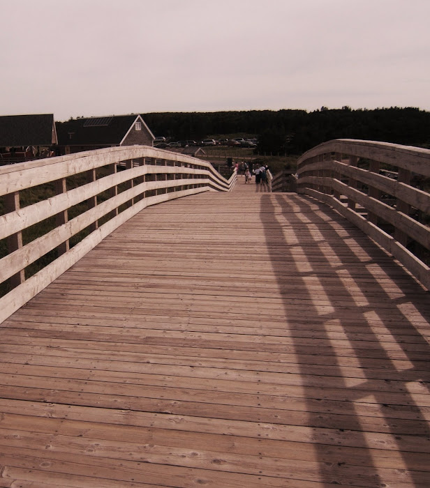 Cavendish Beach boardwalk bridge..PEI