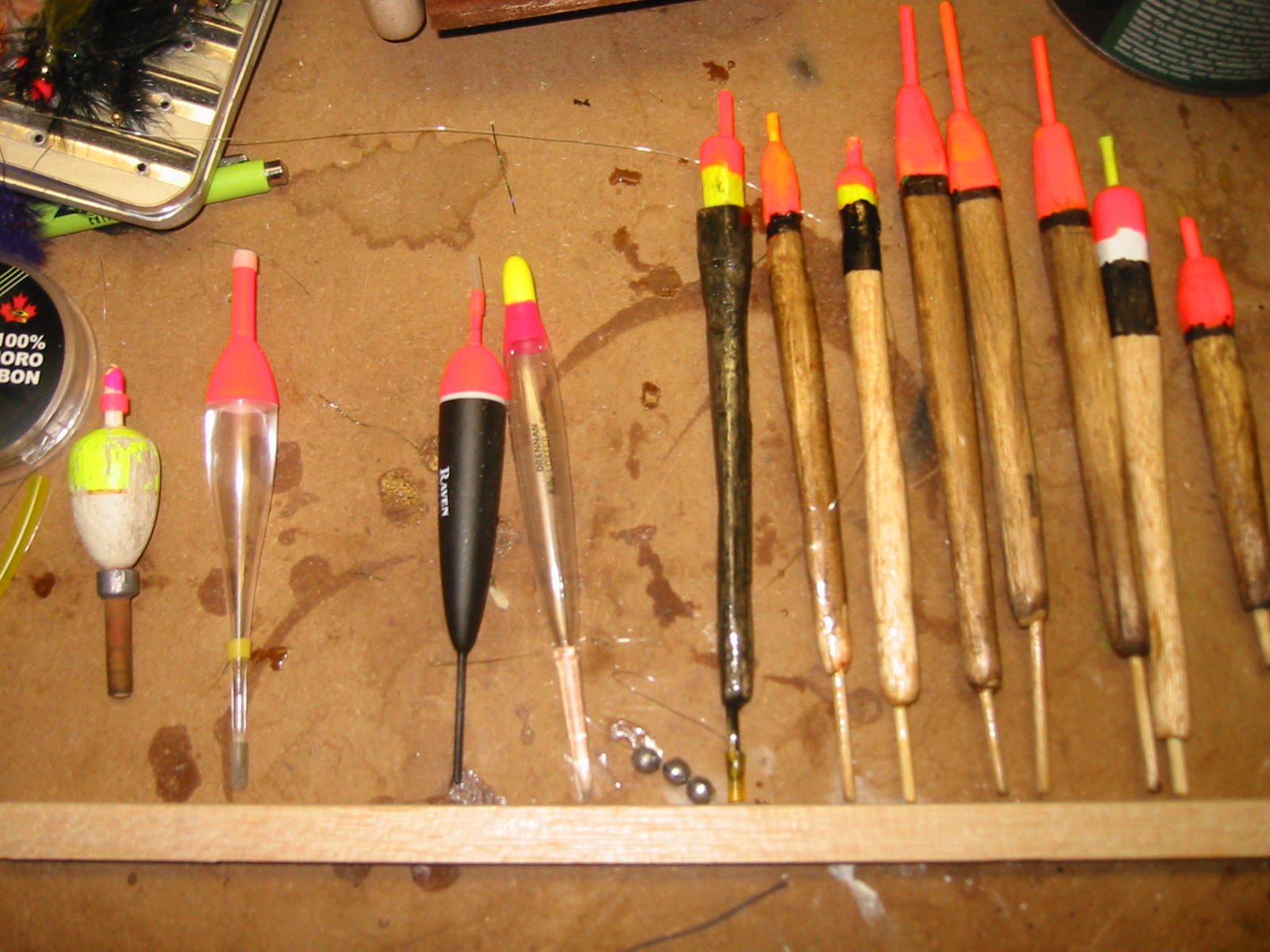 Lake Erie Walleye, Steelhead and Perch Charters Handmade Balsa Floats
