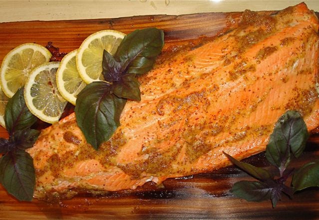 Taste With The Eyes: Cedar Plank Salmon