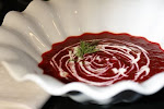 Beet Soup with Truffle Oil