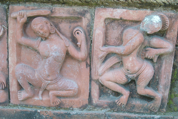 Terracotta on Somapura Vihara’s Central Temple Wall