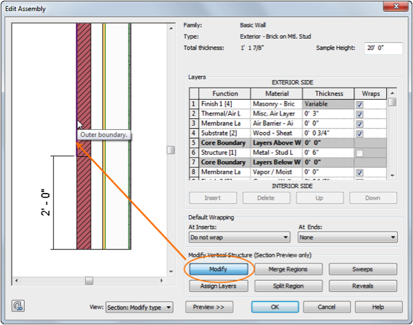 Ideate Solutions Autodesk Revit Tip Changing Width Of Vertically Compound Walls