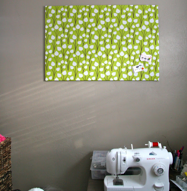 one delightful how to make a fabric covered bulletin board