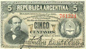 Resultado de imagen para primeros billetres argentinos"