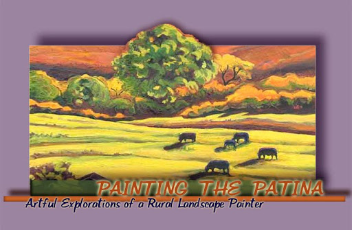 Painting the Patina ~  Gina Grundemann Landscape Painter