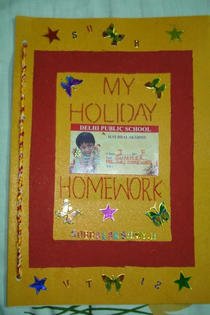 english summer holiday homework for class 1