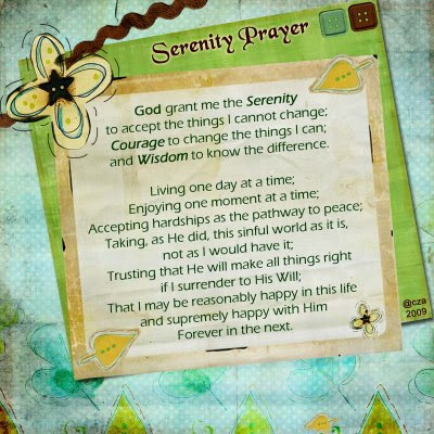 woman serenity prayer