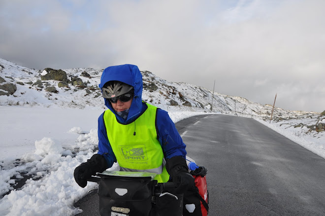 15 cm nysnø på Sognafjellet. Kaldt!!