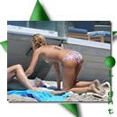 Jessica Alba arrasa <br>em bikini