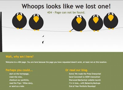 404 Error Pages Terbaik