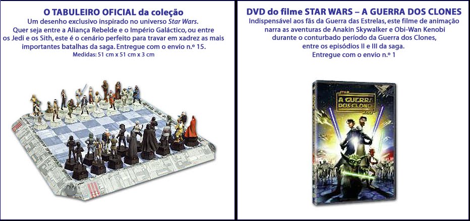 SWCP, Star Wars Clube Portugal: Xadrez Star Wars da Planeta DeAgostini