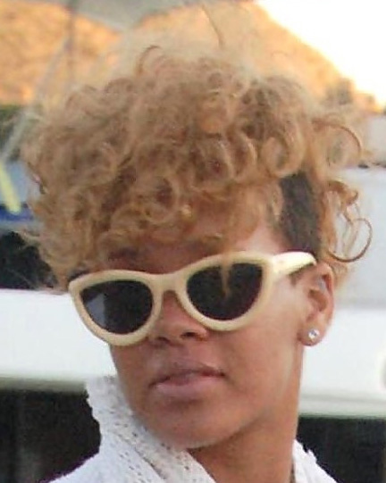 Best Rihanna Short Curly 2010. The ever evolving Rihanna ditches her pin 