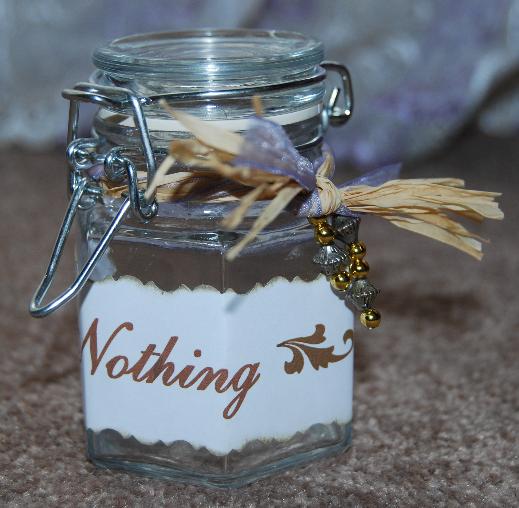 Naturally Me Creations: Cute "Jar of Nothing" Tutorial