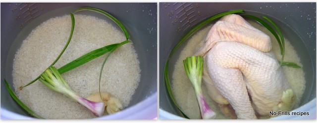 Rice Cooker Steamed Chicken Rice Let me show you how to make hainanese chicken rice. rice cooker steamed chicken rice