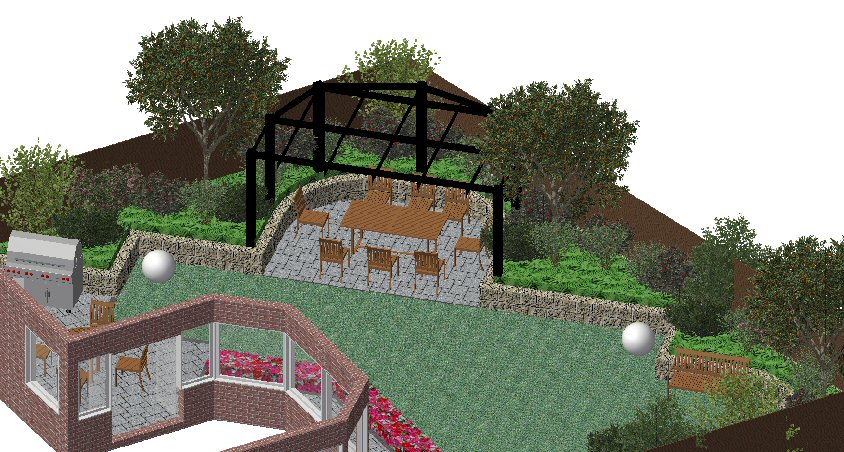 A Life Designing: Garden Design Ideas - Solution for a Small Shallow Garden