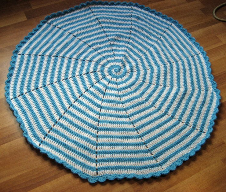 Fancy Cables and Lace Baby Blanket Pattern - Knitting Patterns and