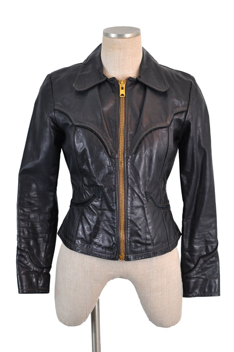 goodbye heart vintage: Vintage Oshwahkon Leather Jacket
