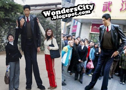 Tall Men: Zhang Juncai 242 cm tall men