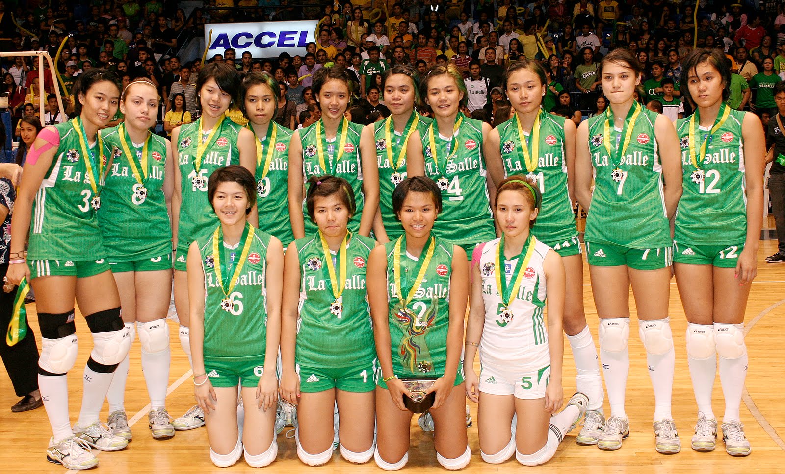 Beautiful Manila Shakeys V League Volleyball Winners