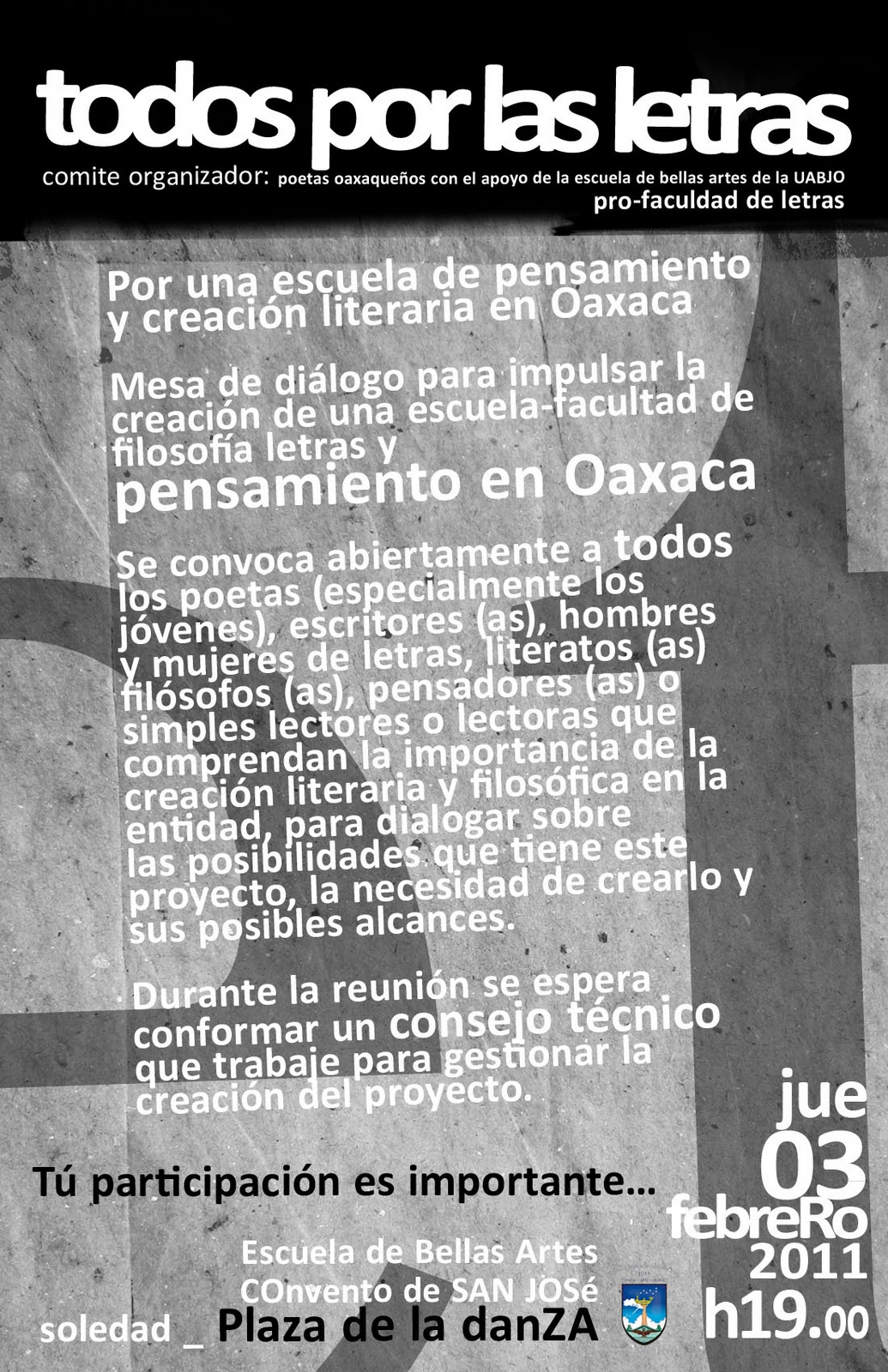TODOS POR LAS LETRAS EN OAXACA