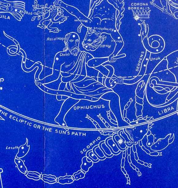 13 созвездие змееносец. 13 созвездие змееносец. Созвездие змееносец мифы. Яркие звезды созвездия змееносец. Тату созвездие змееносец.