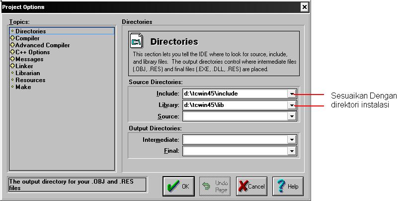 Message options. Make Directory. Transcript output Directory.