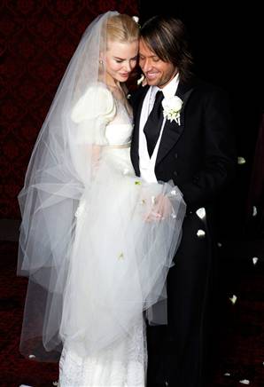 Beautiful wedding dresses Nicole Kidman