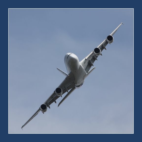 Airbus A 380 flyby